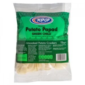 TOPOP Potato Papad Green Chilli - 150g