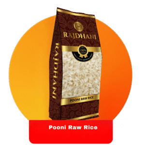 Rajdhani Pooni Raw Rice
