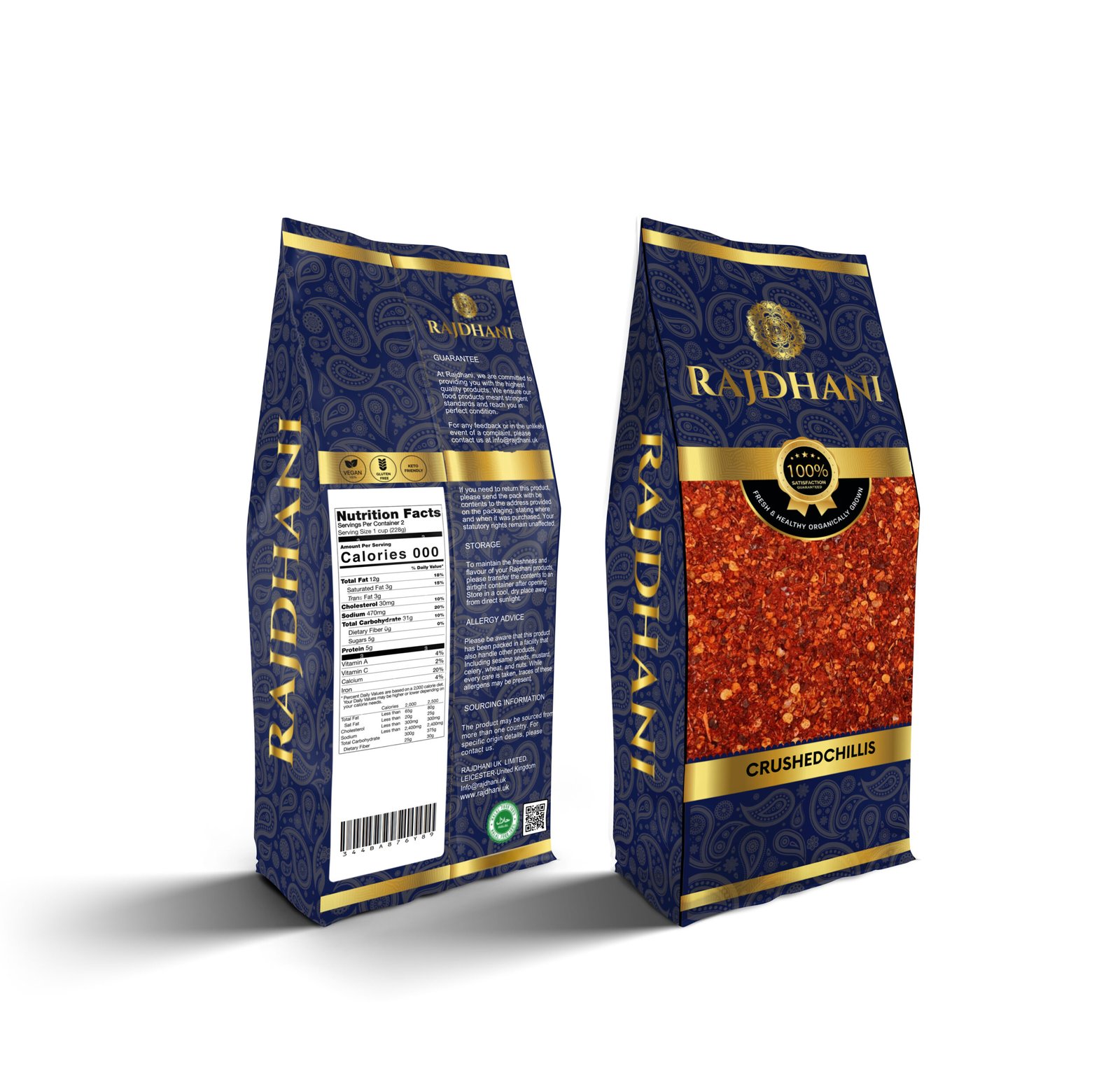 Rajdhani Crushed Chillis (Crushed Mirch) - Image 2