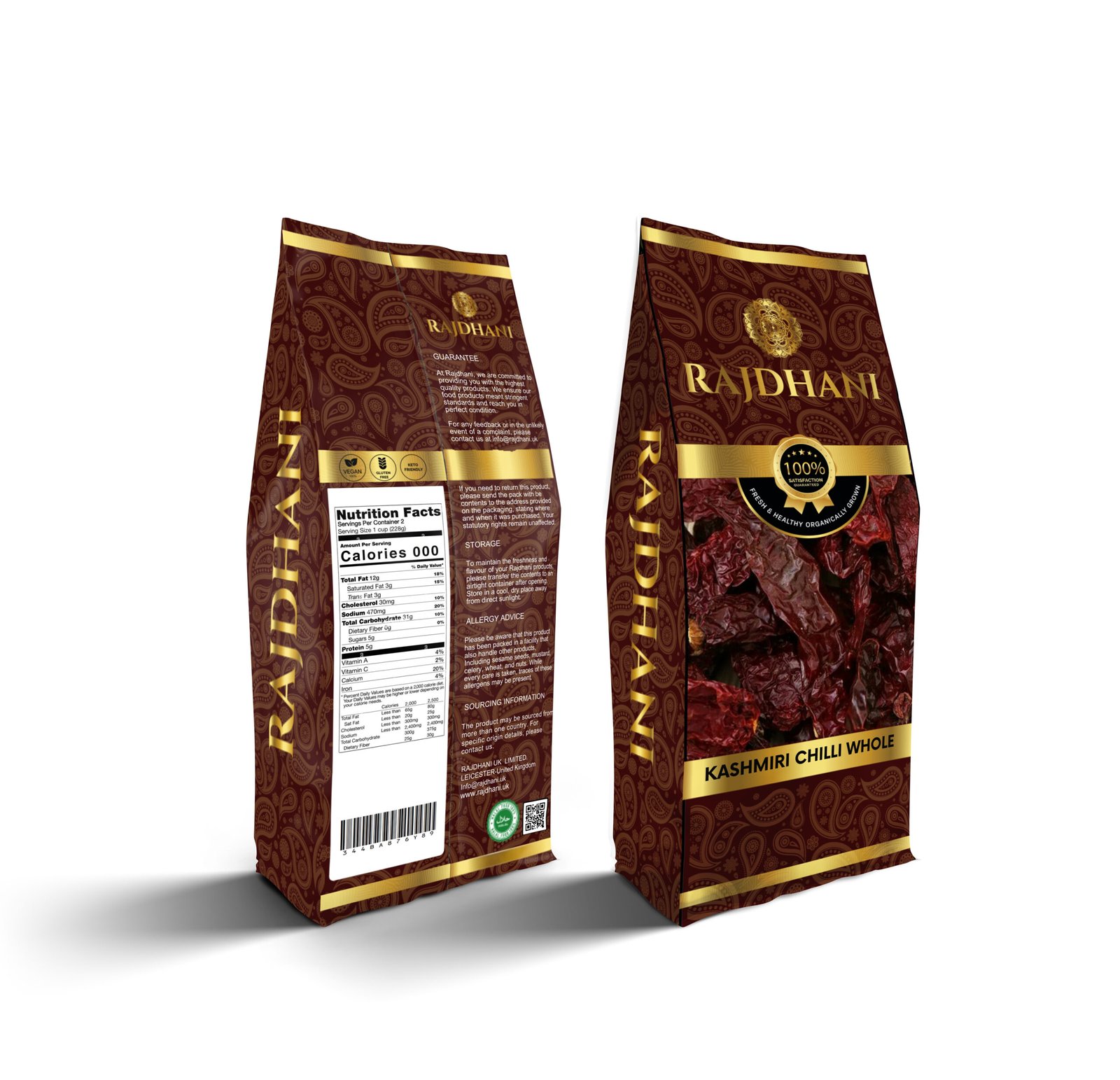 Rajdhani Kashmiri Chilli Whole - Image 2